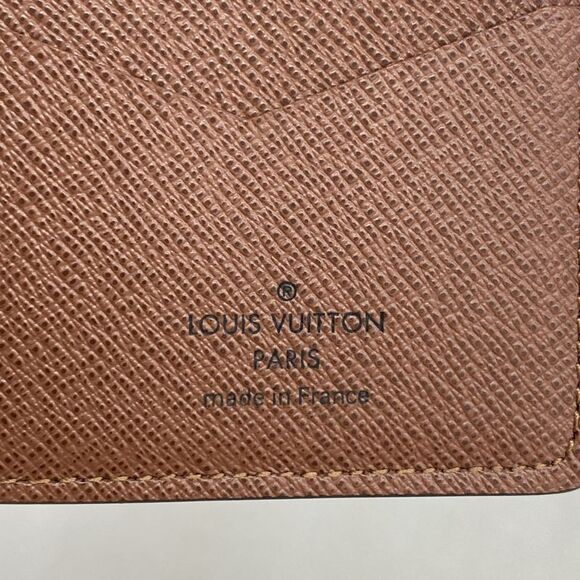 Louis Vuitton Card Case Monogram Organizer Du Poche M60502 Brown Men Women - Picture 4 of 5